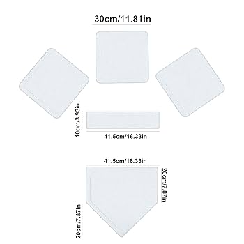 Amazon.co.jp: 野球練習用ベース | ラバーフィールドベース